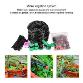 40m DIY Micro Drip Irrigation System Plant Self Watering Garden Hose Kits AU