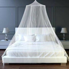 Hanging Bedding Mosquito Net Bed Home Bedding Lace Canopy White