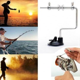 Fishing Line Reel Multi-rotate Metal Spool Holder Spooler System Accessories