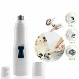 Electric Pet Nail Grinder Safe Claw Grooming Trimmer Dog Cat Paws Clipper Tools