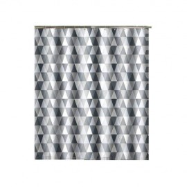 Waterproof Polyester Fabric Triangle Pattern Shower Curtain 200 200cm