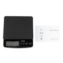 30KG/1G LCD 5 Digits Postal Scale Kitchen Scale Black